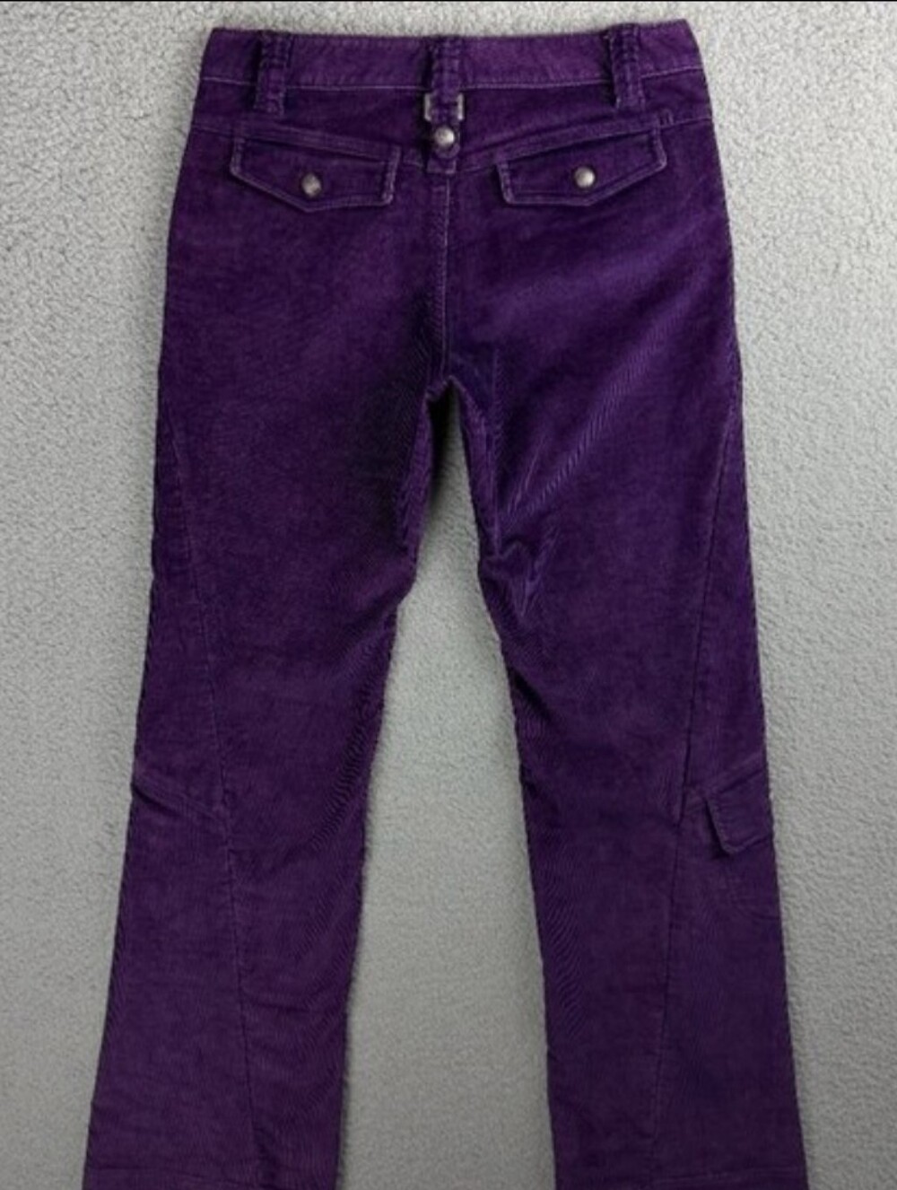 Athleta Deep Purple Corduroy Pants. Size 2 But Fits Like A 4 . Bootcut . - Picture 3 of 10